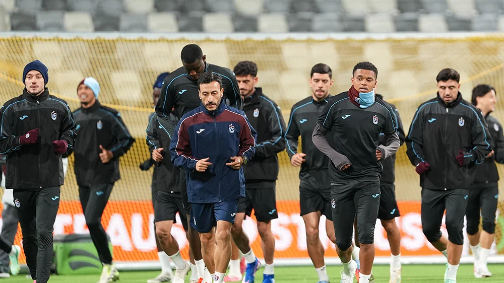 Trabzonspor, KuPS maçı öncesi hazırlıklarını tamamladı