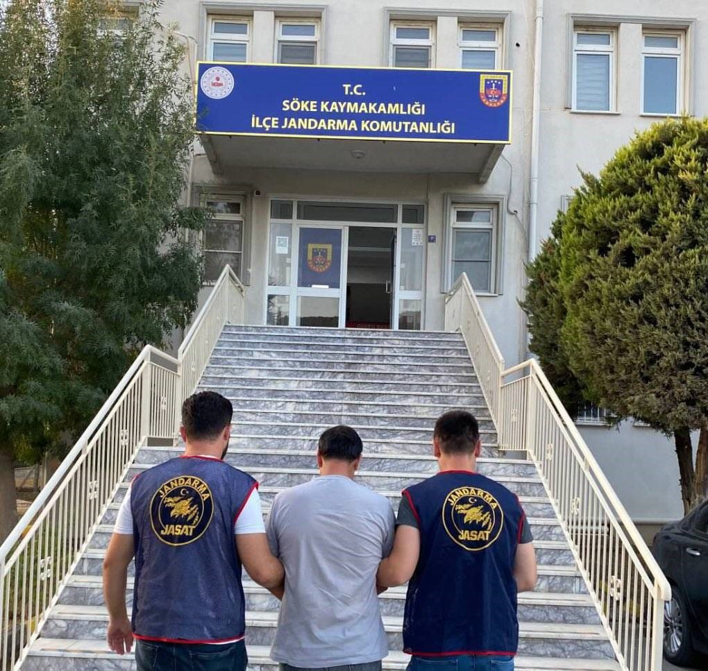 Söke'de 14 yıl hapis cezası bulunan hükümlü yakalandı